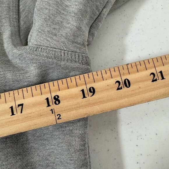 Nike Air Grey Pullover Thrashed Hoodie Size Small Cotton Blend Essential - Picture 13 of 16